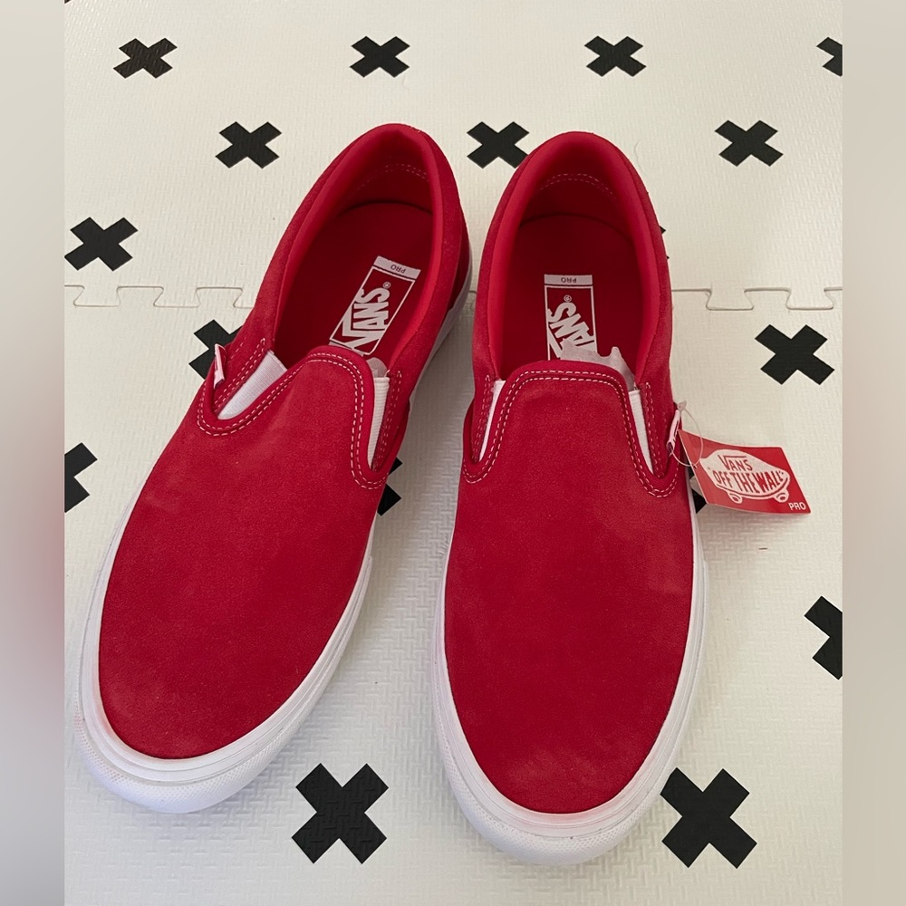 VANS SLIP-ON PRO RED 11.5 Men’s